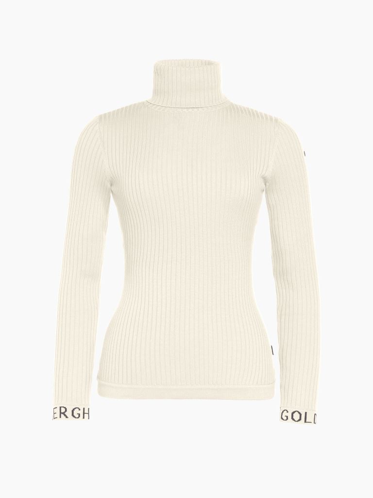 Goldbergh Mira Long Sleeve Knit Pully Dames Champagne XL