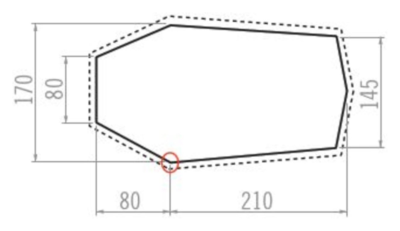 Vaude Fp Allround Taurus 3P Tentgrondzeil Bark 3P