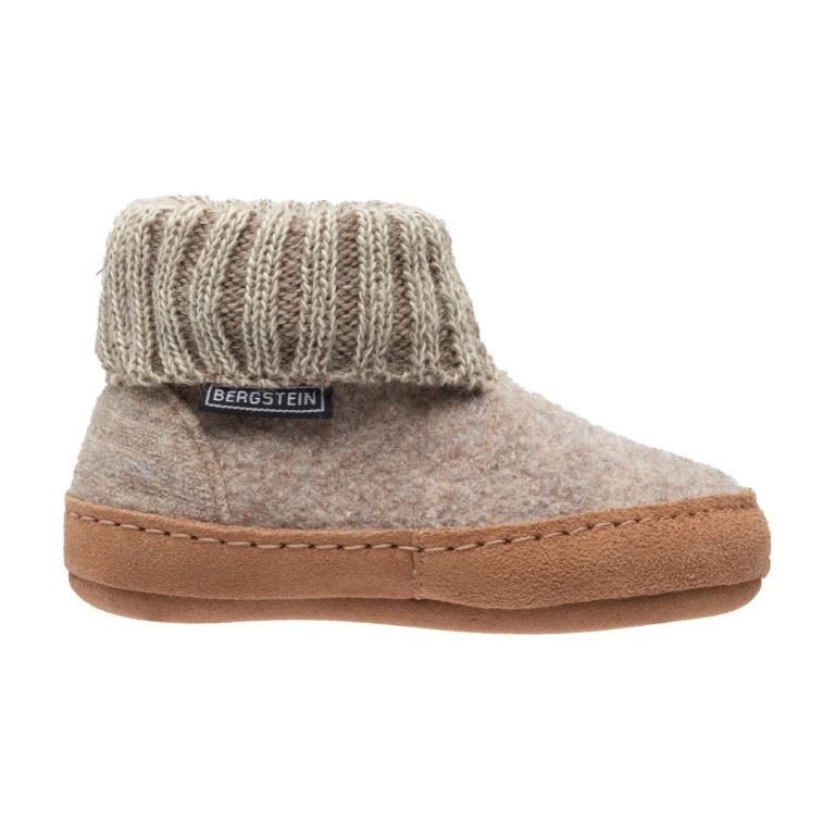 Bergstein Cozy Lux Sloffen Unisex Junior - Beige - Maat 38
