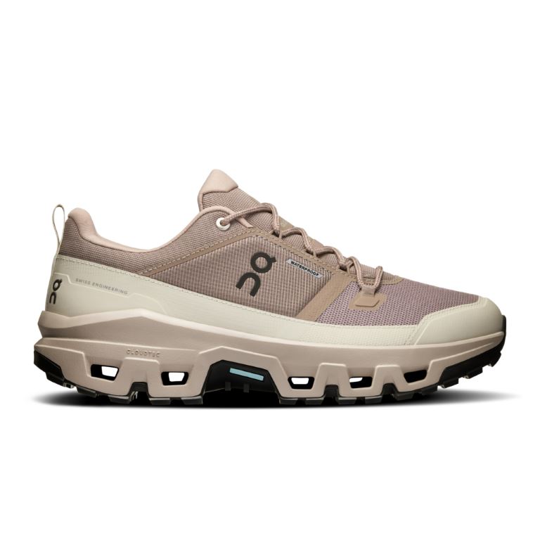 ON Cloudrock Low Waterproof Lage Wandelschoen Heren Cinder | Fog 43