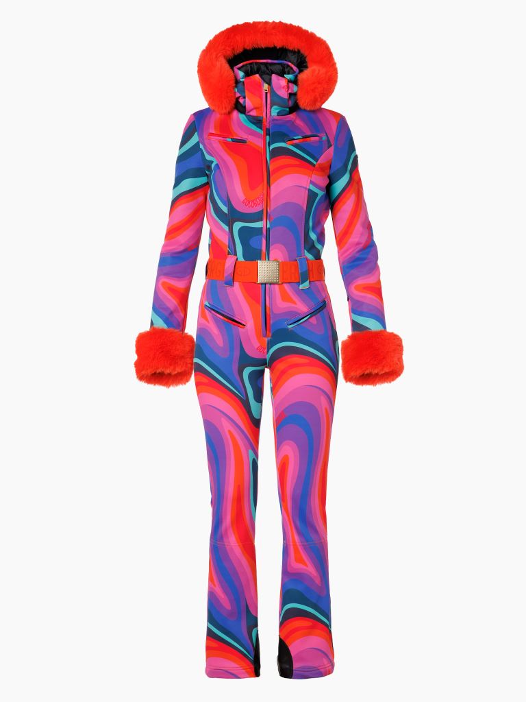 Goldbergh La Fête Faux Border Skipak Dames Absinthe Rainbow 36