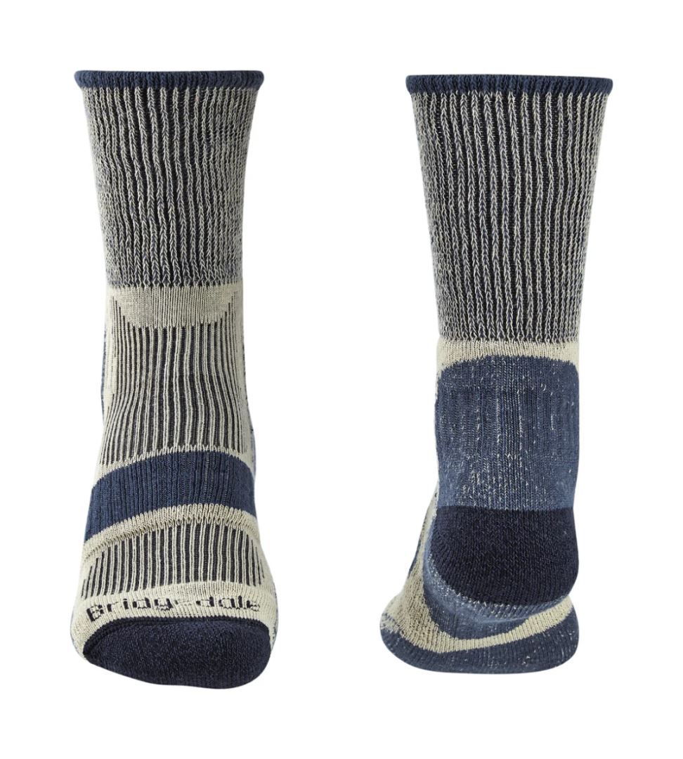 Bridgedale Lightweight Coolmax Comfort Boot Wandelsok Heren Indigo S