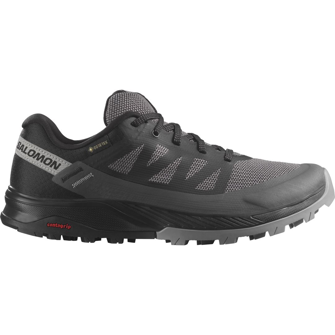 Salomon Outrise Gtx Dames Lage Wandelschoen Black/Magnet/Gull 7,5