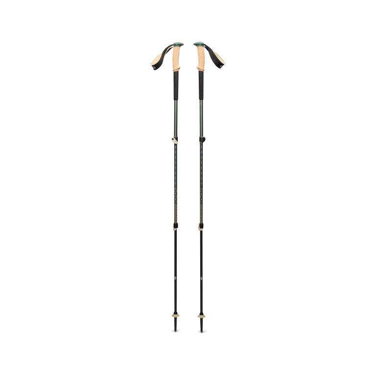 Black Diamond Trail Cork Wandelstokken Laurel Green One Size