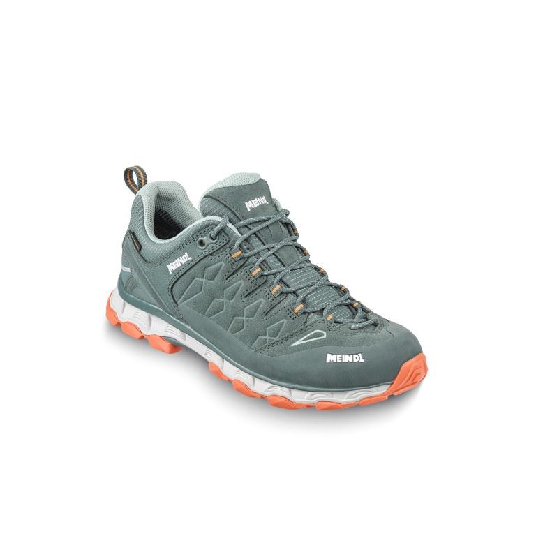 Meindl Lite Trail Lady Gtx Lage Wandelschoen Dames Schilf/Orange 7,5 (41,5)