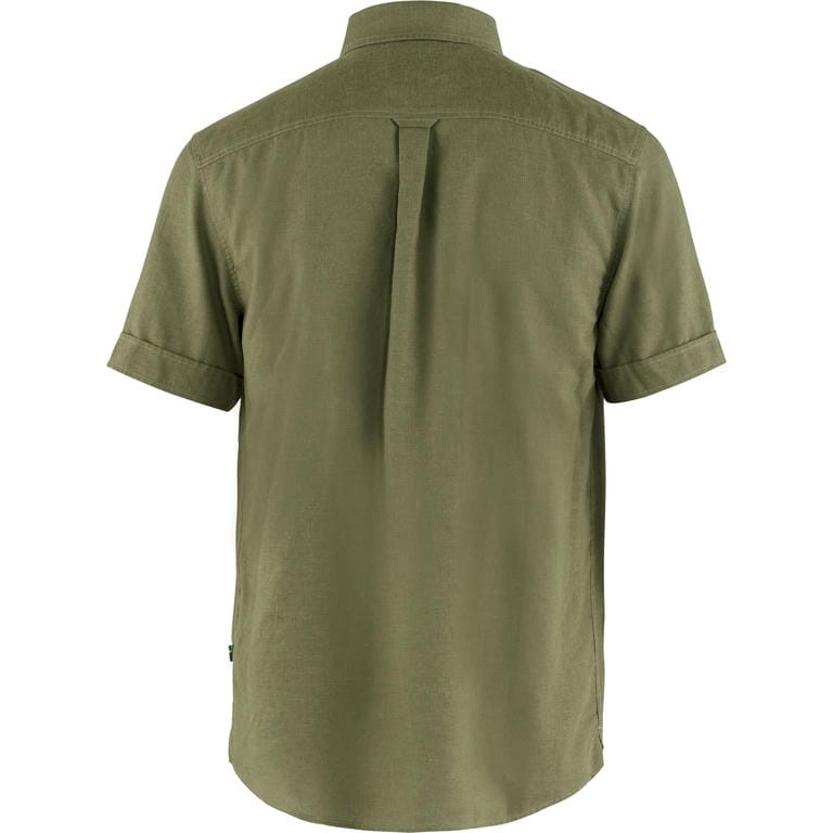 Fjallraven Övik Travel Ss Shirt Heren Green M