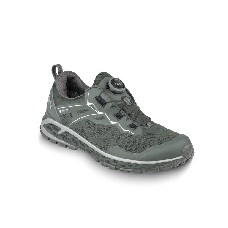 Meindl Power Walker 3.5 (Boa®) Lage Wandelschoen Heren Oliv/Silber 12