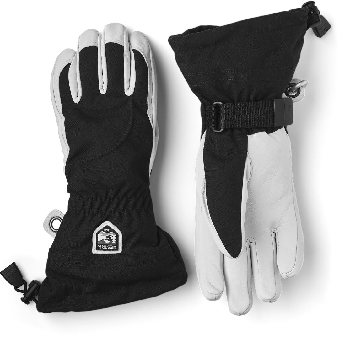 Hestra Heli Ski Handschoen Black / Offwhite 9