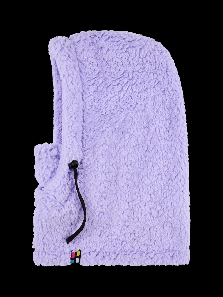 Poederbaas Fluffy Bivakmuts Lila One size