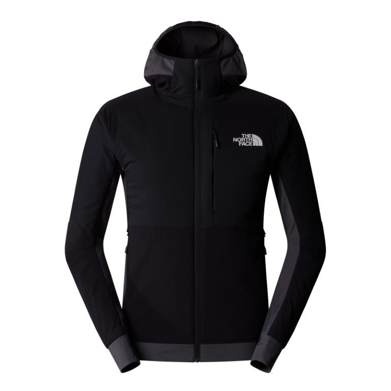 The North Face Binntal Hybrid Ventrix Hoodie Fleece Heren TNF Black - TNF Black - Anthracite Grey XL