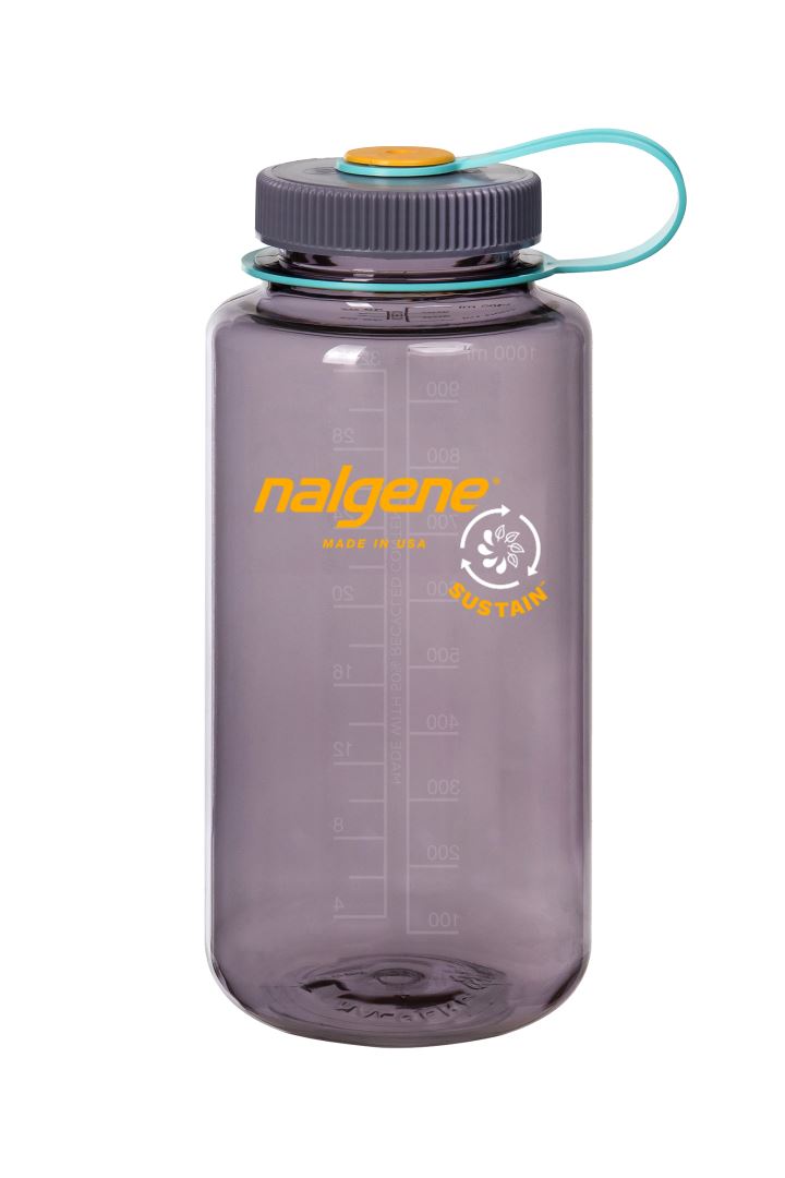 Nalgene Sustain Wide Mouth 1000Ml - Amethyst Sustain Drinkfles Aubergine 1