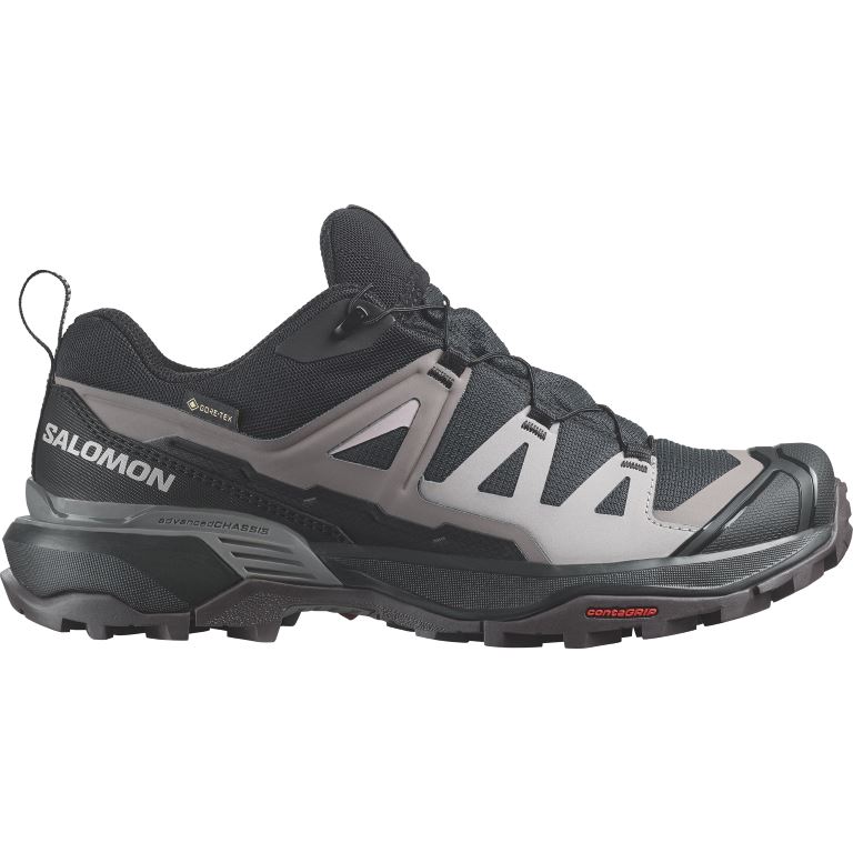 Salomon X ULTRA 360 GORE-TEX Lage Wandelschoen Dames Black/Plum Kitten/Shale 7,5 (41,5)