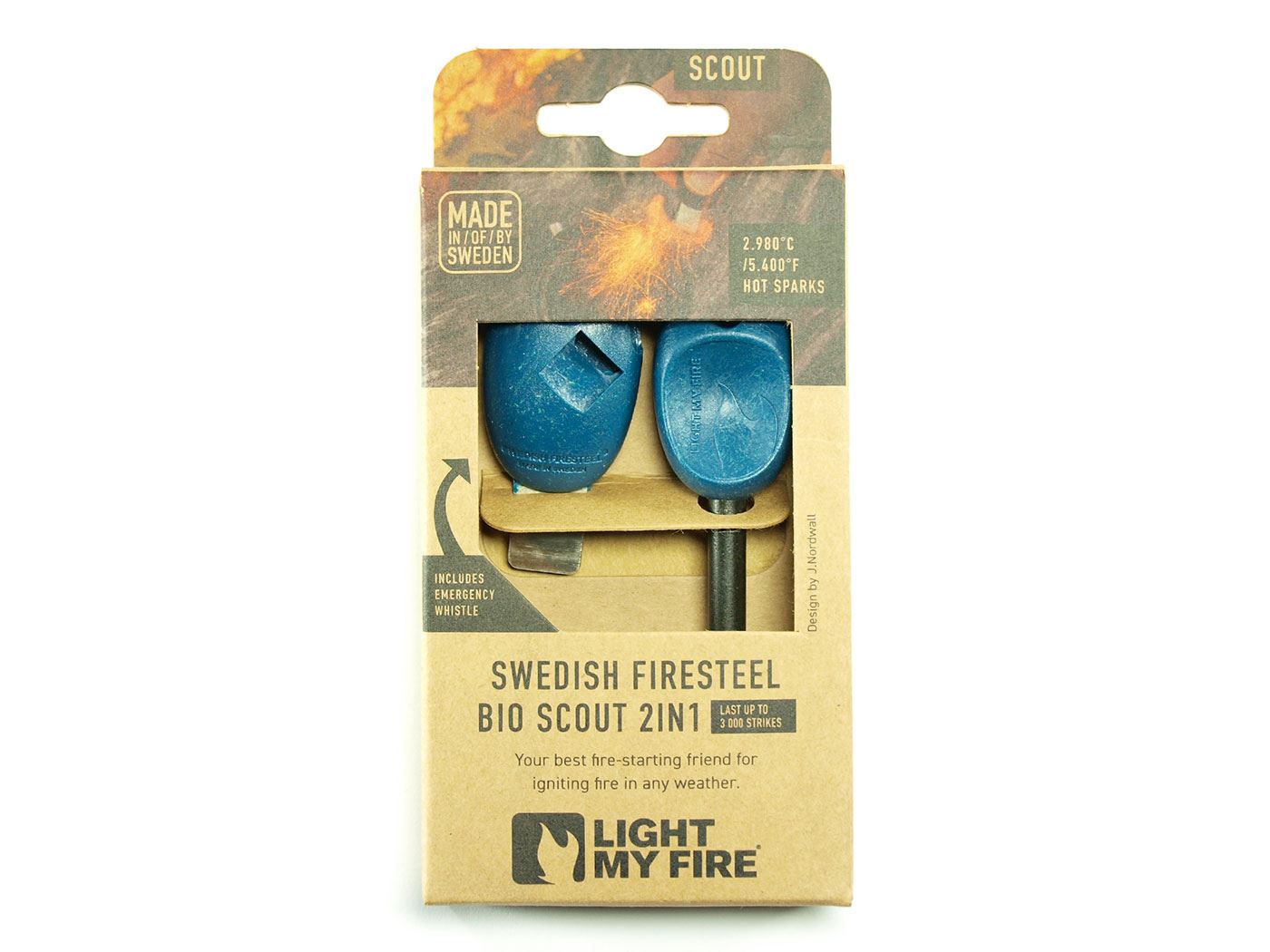 Light my fire Firesteel Bio Scout Fire Starter Blauw