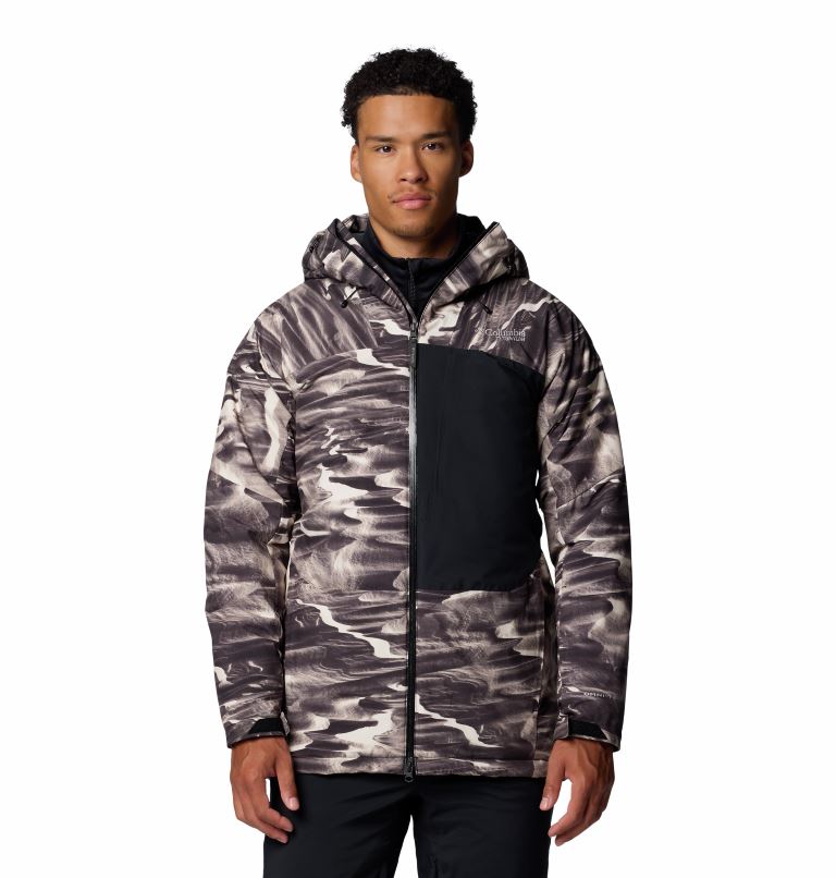 Columbia Winter District™ III Printed Wintersportjas Heren Dark Stone M
